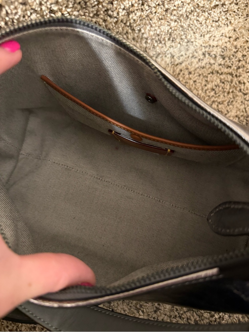 Coach Juliet shoulder bag metallic pewter - Picture 9 of 12